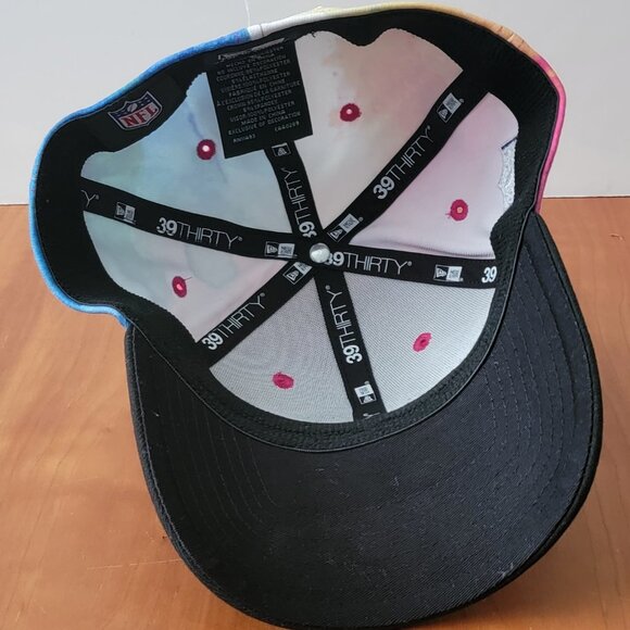 NFL Jacksonville Jaguars Football Crucial Catch Tie Dye Stretch Fit Cap - M/L - Picture 11 of 12